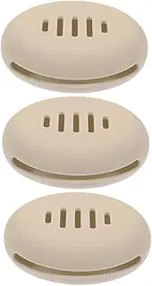 [FOMIYES] 3pcs Silicone Powder Puff Organizer Portable Makeup Brush Case Travel Cosmetic Sponge Holder Soft on Sponge Box Makeup Storage
