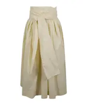 Front-tie midi skirt IT42 Nude
