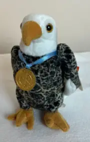 Ty Beanie Babies Valor Eagle Baby Retired MWMT Mint Plush Ty Store