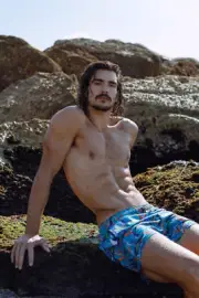 [L143] Male Model Showing Off Body Fine Art Hunky Physique MATTE OR GLOSS OPTION