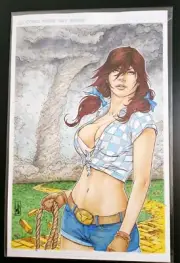 Dorothy Wizard of Oz by Michael DiPascale - Original Comic Artwork 11 X 17 Color