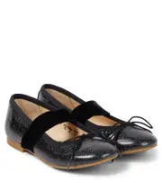 [Pom d'Api] Pom d'Api Dory Elast leather ballet flats UK 12 black