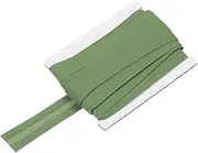 uxcell 3/4 Inch Single Fold Bias Tape Cotton Continuous Bulk Bias Tape for Sewing, Seaming Quilting Hemming Binding Crafts Simple Packaged (Light Green 10 Yards)