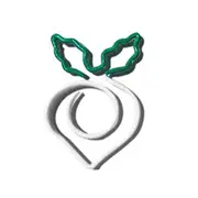 Cartoon Vegetable Radish Carrot Shaped Paper Clip Bright Colors Photo Clip Bookmark DIY Handmade Decor School Stationery