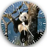 Cute Panda Frameless Borderless Wall Clock Nice For Gifts or Decor Z51