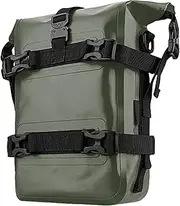 Motorcycle Bar Bag - Large Travel Panniers, Waterproof Motorbike Luggage | Versatile Side Bags for Jackets, Rugged 500d Plato, Mesh PVC, Adjustable Strap for Biking, Hiking, or Camping Adventures