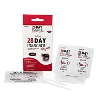 Single Application Godefroy 28 Day Mascara Brown