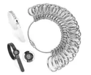 Ring Sizer Measuring Tool Set – 27 Pcs Ring Sizing Kit (0-13) with Half Sizes