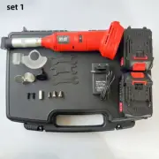 600W Cordless Angle Grinder Grout Cleaner Polisher w/ Two 21V 4000mAh Batteries