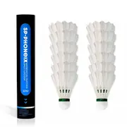 12 Pcs Badminton Shuttlecocks Goose Feather Durable Badminton Ball