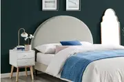 Brosa Arch Bed Head (Cloud Grey, King)