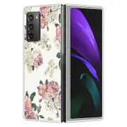 Pattern Printing Design Hard Pc Shockproof Rugged Protective Phone Case For Samsung Galaxy Z Fold2 5g