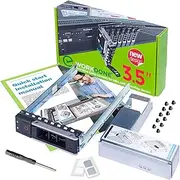 WORKDONE 3.5 Inch Drive Caddy with 2.5 Inch HDD Converter - Compatible with Dell PowerEdge Server Enclosure Hard Drive Frame for 14th Generation R740 R640 R540 R440 R340 R6415 R7415 R7425 X7K8W