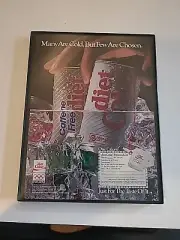 Diet Coke Olympics Sweatshirt Print Ad 1988 Framed 8.5x11