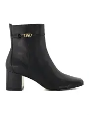 [Dune London] Onsena Heeled Ankle Boot in Black