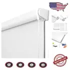 100% Blackout Roller Shade - UV Protection Blinds for Bedroom & Office (40”x68”)
