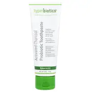 Hyperbiotics, Activated Charcoal Probiotic Toothpaste, Spearmint, 4 oz (113 g)