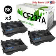 (3-Pack,Black) CF237A Toner Cartridge 37A uesd for Enterprise 631z 632fht