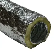 Rubber-Cal "HVAC Insulated-Flex" Ducting Ventilation Duct Hose DAMAGED BOX