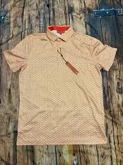 Redvanly Golf Harrow Polo ~ Medium ~ Tangelo ~ NWT $105 Retail