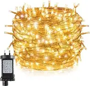 T Tersely 100M/328FT/1000LED AU Plug String Fairy Lights, SAA Approved 31V Low Voltage 8 Lighting Modes, Timer Function, Indoor Outdoor Warm White Lamp for Christmas Tree Party Wedding Garden