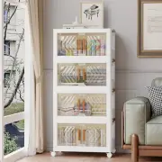 Storage Shelves with Drawers 44QT Storage Bins with Lids, Closet Organizers and
