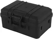 Shock Absorption Equipment Box Large Capacity Protective Tool Case with Cut Checkered Cotton Sealed Equipment Container for Outdoor Tool Storage