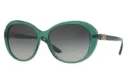 Versace Sunglasses VE4324B 521611 57mm Transparent Green / Grey Gradient Lens