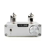 T1 6J1 Audio Bile Preamp MINI HIFI Preamplifier Tube Amplifier for Laptop Smart Phone MP3 Speaker DVD SILVER COLOR