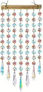 Sun Catchers with Crystals Prism Sun Catcher Sparkling Window Crystals Wind Chime Rainbow Maker Home Decoration Indoor A