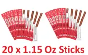 20 x 1.15 Oz CHOMPS Grass Fed Beef Jerky Sticks Keto Whole30 Paleo High Protein