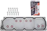 Valley Pan Cover Plate with Gasket Bolts Kit 12598832 12610141 Replacement for 07-13 GM LS2 LS3 Valley Cover LS Gen 4