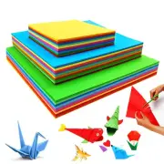 Origami Paper Square Colour Fold Craft Paper for Kids DIY Arts and Crafts Pro...