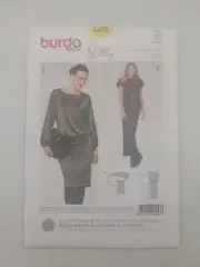Burda Sewing Pattern 6453 Women's Dress Pattern Size US 8-20 EUR 34-46 NEW