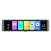WIFI Car DVR Camera 4K 12in Dash Cam Rearview Mirror Video Recorder Night Vision