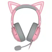 Razer Kraken Kitty V2 Quartz Pink Wired gaming headset with unique cat e [New!!]
