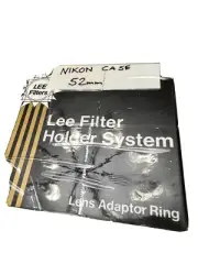 Lee Filters 52mm Lens Thread to Lee 85 Filter Holder Adaptor Ring #L85AR52