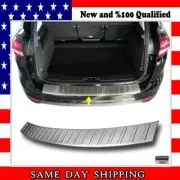 Chrome Rear Bumper Protector (BRUSHED) S.STEEL For FORD C-MAX 2013 to 2018