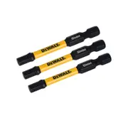 DeWALT FLEXTORQ 57mm HEX5 Screwdriver Bit 3 Pack DWAF2HX5IR3