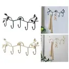Metal Leaves Clothes Hook Clothes Hanger for Bedroom Small Items Living Room