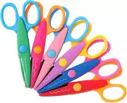 - Craft Scissors Decorative Edge, 6 Pack, Craft Scissors, Zig Zag Scissors, Deco