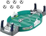 Upgraded Large Desktop Football Table - Exciting Two-Player Fun Board Game with 6 Balls for Kids and Families, Perfect for Home Entertainment