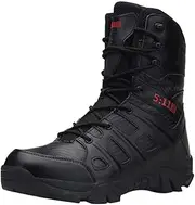 [Generic] Boots for Men Composite Toe Men's Comfortable Non-Slip Wear- Hiking Outdoor Boots Mens Short Boots