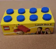 Lego Lunch Box 8 BLUE - Perfect for storing Lego Minifigures or small lunch