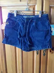 Volcom Denim Drawstring Shorts by Volcom Juniors Size 3