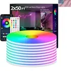 Transform Your Space: 100FT RGB LED Strip Lights - Music Sync & Remote Control