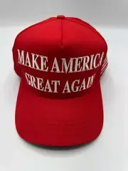 Official Make America Great Again Trump Cali Fame Red Snapback Hat Cap