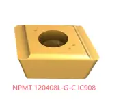 10 PCS ORIGINAL INSERTS NPMT 120408L-G-C IC908