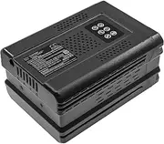 [CATTRE] Battery Replacement for Greenworks Part NO: 2918307, G60B2, G60B4, Pro 60V 19" Brushless Lawn Mow, Pro 60V 21" Brushless Lawn Mow, Pro 60V 21" Brushless Self-Pro