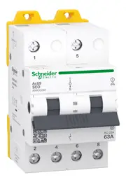 Schneider Electric A9SCO263, Changeover switch, Acti9, 2P, 63A, 400/415VAC